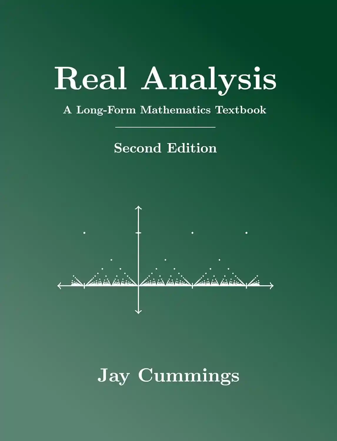Real Analysis: A Long-Form Mathematics Textbook, Second Edition, Informative cover